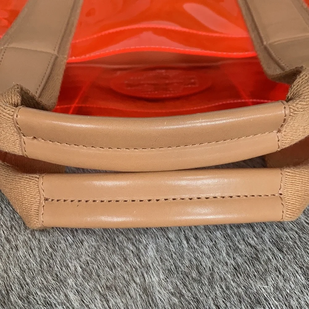 Tory Burch Leather Trim PVC Tote - Picture 6 of 15